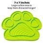 Downtown Pet Supply Interactive Dog Slow Feed Paw Mat Lick Pad, Calming Puzzle Distraction to Slow Down Eating, Puppy Anxiety Activity Toy