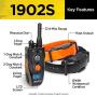 Dogtra 1900S / 1902S Remote Training Collar - 3/4 Mile Range, Waterproof, Rechargeable, Vibration - Includes PetsTEK Dog Training Clicker