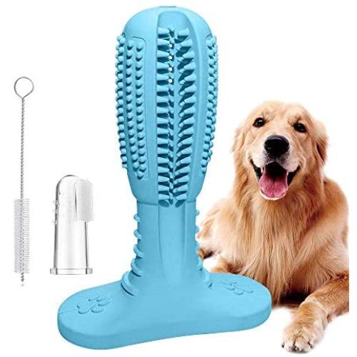 Large Dog Chew Toothbrush , Dog Teeth Cleaning Toy , Natural Rubber Bite Resistant Dental Oral Care Cleaning Stick , Suitable for Medium and Large Pet Dogs.