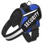 Orinci Reflective Dog Harness，Easy On and Off Pet Vest Harness Breathable Adjustable Pet Vest with Handle for Outdoor Walking-No More Pulling or Tugging（Blue，S