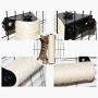 Beetech Cat Scratching Post Cage Mounted Cat Scratcher Space-Saving Sisal Scratch Post for Cat Grinding Claws Scratching and Climbing