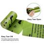 Yingdelai Dog Poop Bags - 160 Counts Biodegradable Large Doggy Waste Bags Unscented Refill Rolls