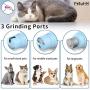 Petural Dog Nail Grinder, Upgraded Quiet Dog Nail Trimmer, 2-Speed Electric Pet Nail Grinder with Premium Dog Clipper for Medium Small Dogs Cats Grooming Trimming