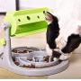 N/P Pets Interactive Feeding Food Puzzle Toy,Slow Feeder Funny Pet Game Bloat Pet Training Bowl 25X32X32cm Outdoor