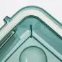 IRIS USA, Inc. Elevated Feeder with Airtight Storage, Medium, Green/Clear FS-M