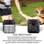 REOUITA Dog Treat Training Pouch,Puppy Treat Bag with Waist Belt Shoulder Strap Metal Clip Collapsible Dog Bowl,Three Wearing Methods, Easy to Carry - Pet Snacks, Dog Toys, Personal Belongings