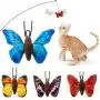 BINGPET Butterfly Catnip Toys for Indoor Cats - Interactive Cat Toys 4 Pack, Refills for Cat Teaser Wand BINGPET Butterfly Catnip Toys for Indoor Cats - Interactive Cat Toys 4 Pack, Refills for Cat Teaser Wand
