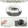Furry Self Warming Cat Bed Mat - Foldable Convertible Plush Cat Sleeping Bag, Warm Comfy Pet Nest Pad Anti-Slip Calming Bed for Cat & Puppy Furry Self Warming Cat Bed Mat - Foldable Convertible Plush Cat Sleeping Bag, Warm Comfy Pet Nest Pad Anti-Slip Calming Bed for Cat & Puppy