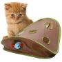 HBDITAN Dog cat Puppies pet Accessories Pet Accessories Funny Cat Toy Mouse Hole Stick with Bells Grasping Interactive Mouse Hunt Cat Toys