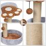 YUFU Cat Tree and Towers Kitten Small Cat Tree with Large Platform and Natural Sisal Scratching Posts for Kitten Playing Relaxing Sleeping