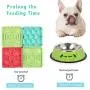 Slow Feeder Dog Bowls, Lick Mat Dog Bowl 4-in-1 Dog Licking Pad with Suction Cup, Silicone Non Slip Dog Lick Bowl with Small Silicone Spatulas for Grooming, Pet Bathing,Training Slow Feeder Dog Bowls, Lick Mat Dog Bowl 4-in-1 Dog Licking Pad with Suction Cup, Silicone Non Slip Dog Lick Bowl with Small Silicone Spatulas for Grooming, Pet Bathing,Training