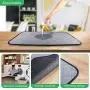 Upgrade Large Dog Grass Pad with Tray (35’’X23.2’’), Artificial Grass Mats Washable Pee Pad and Professionally Pet Toilet Potty Tray, Replacement Dogs Turf Potty Training for Indoor Outdoor Apartment