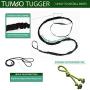 Tumbo Tugger Exercise Dog Toy - (Hanging Bungee Rope tug Toy) ENTERTAINS Your Dogs w/Energetic, Interactive Solo Play tug or war Action