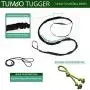 Tumbo Tugger Exercise Dog Toy - (Hanging Bungee Rope tug Toy) ENTERTAINS Your Dogs w/Energetic, Interactive Solo Play tug or war Action Tumbo Tugger Exercise Dog Toy - (Hanging Bungee Rope tug Toy) ENTERTAINS Your Dogs w/Energetic, Interactive Solo Play tug or war Action