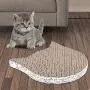 laamei Corrugated Cat Scratcher, Durable Cat Scratching Pad Kitty Shape Reversible Cat Couch Scratcher for Furniture Protector, Gift for Cat Lover laamei Corrugated Cat Scratcher, Durable Cat Scratching Pad Kitty Shape Reversible Cat Couch Scratcher for Furniture Protector, Gift for Cat Lover
