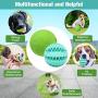 HIPPIH Dog Puzzle Toy 2 Pack, Interactive Dog Toys Ball for IQ Training, Durable and Non-Toxic Treat Dispensing Puppy Toy for Teeth Cleaning/Playing