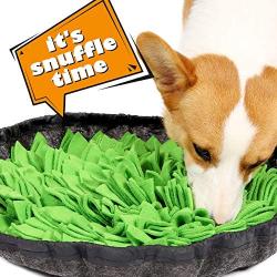 PetFun Snuffle Mat for Dogs, Dog Treat Dispenser Dog Toys for Large Small Dogs Nosework Mat for Dogs Treat Puzzle Dog Snuffle Feeding Mat Interactive