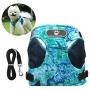 Tbrand Reflective Dog Vest Harness No Pull No Choke Ajustable Soft Comfortable Pet Harness with 5ft Long Nylon Dog Leash for Universal Small Puppy Medium Large Dog