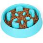 JASGOOD Slow Dog Bowl,Fun Slow Feeder Dog Bowl,Anti-Gulping Dog Slow Feeder Stop Bloat,Slow Eating Dog Bowl