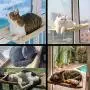 DILOOG Cat Window Hammock Seat,Cat Window Perch,Indoor Cats Safety Bed with Durable Heavy-Duty Suction Cups Can Hold Up to 30lbs for Large Cats DILOOG Cat Window Hammock Seat,Cat Window Perch,Indoor Cats Safety Bed with Durable Heavy-Duty Suction Cups Can Hold Up to 30lbs for Large Cats