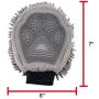 Midlee Deluxe Quick Dry Microfiber Pet Grooming Mitt with Brush