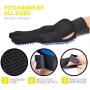 EJG New Version 1 Pair Pet Grooming Gloves with Hair Removal Brush, Deshedding Gloves to Brush and Remove Pet Hair, Dematter Deshedder for Dog, Cat, Horse with Long & Short Fur