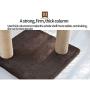 WWYM Cat Tree Cat Tower Cat Condo Cat Furniture Activity Center Kitten Play House Cat Bed Sisal Scratching Posts and Double Platforms,Purple
