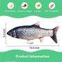 Perfttyycwwj Catnip Toys. Rechargeable Catnip Toy Fish Electronic Pet Cat Simulation Fish Toy Cat Chewing Play Toy Biting Supplies