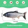 Perfttyycwwj Catnip Toys. Rechargeable Catnip Toy Fish Electronic Pet Cat Simulation Fish Toy Cat Chewing Play Toy Biting Supplies Perfttyycwwj Catnip Toys. Rechargeable Catnip Toy Fish Electronic Pet Cat Simulation Fish Toy Cat Chewing Play Toy Biting Supplies