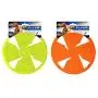Nerf Dog Rubber Flyer Dog Toy, Frisbee, Lightweight, Durable and Water Resistant, Great for Beach and Pool, 10 inch diameter, for Medium/Large Breeds, Two Pack, Green and Orange Nerf Dog Rubber Flyer Dog Toy, Frisbee, Lightweight, Durable and Water Resistant, Great for Beach and Pool, 10 inch diameter, for Medium/Large Breeds, Two Pack, Green and Orange