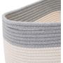Morezi Cotton Rope Dog Toy Basket with Handle, Large Dog bin, pet Bed, pet Toy Box- Perfect for organizing pet Toys, Blankets, leashes