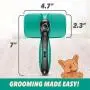 Ruff N Ruffus Self-Cleaning Slicker Brush + FREE Pet Nail Clippers + FREE 7.5'' Steel Comb | UPGRADED PAIN-FREE BRISTLES | Cat Dog Brush Grooming Gently Reduces Shedding & Tangling For All Hair Types Ruff N Ruffus Self-Cleaning Slicker Brush + FREE Pet Nail Clippers + FREE 7.5'' Steel Comb | UPGRADED PAIN-FREE BRISTLES | Cat Dog Brush Grooming Gently Reduces Shedding & Tangling For All Hair Types