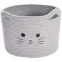 Geyecete cat Toy Box Storage Cotton Rope Pet Toy Storage Basket for cat Toys Perfect Bin for Cat Toys and Accessories Geyecete cat Toy Box Storage Cotton Rope Pet Toy Storage Basket for cat Toys Perfect Bin for Cat Toys and Accessories