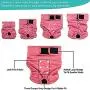 Washable Female Diapers (3pack) UniversalHappyShopper Highly Absorbent Premium Female Menstrual Dog Diapers - Size XXL - Red, Purple, Black