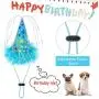 EXPAWLORER Dog Birthday Bandana Set - Cute Hat and Squeaky Cake Toy for Birthday Party Supplies Gift - Great for Small Medium Large Dogs EXPAWLORER Dog Birthday Bandana Set - Cute Hat and Squeaky Cake Toy for Birthday Party Supplies Gift - Great for Small Medium Large Dogs