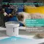 iPettie Infrared Smart Cat Water Fountain, 6-Stage Filtration, Detachable Base, Automatic Pet Water Dispenser with Dual Power, Multi LED Indicator Light for Cats & Small Dogs, 54oz/1.6L