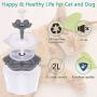 Cat Water Fountain 67oz Intelligent Power Off Automatic Pet Drinking Water Dispenser for Cats Dogs Small Animals, One Filter Includes