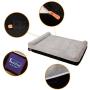 Laifug Orthopedic Memory Foam Extra Large Dog Bed with Pillow and Durable Water Proof Liner & Removable Washable Cover & Smart Design & Free Dog Comb