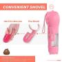 Aynone Pet Water Bottle, Portable Dog Water Bottle Pet Water Bottles for Dogs with Poop Shovel and Garbage Bag for Travelling, Walking, Portable Dog Bowl Water Bottle Capacity 300ml