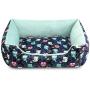 Hollypet Pet Bed for Small Medium Dog and Cat Plush Rectangle Nest Puppy Sleeping Bag Cushion, Owl