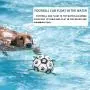 FLYHANA Dog Soccer Ball with Grab Tabs, Interactive Dog Toys Durable Tug of War Dog Toy, Dog Water Toy for Indoor &Outdoor, Durable Dog Balls for Small & Medium Dogs,for Park, Grass, Beach,Pool,6 Inch