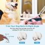 TeqHome Upgraded Dog Nail Grinder, 2 Speed Quiet USB Rechargeable Eelectric Pet Nail Trimmer Painless Paws Grooming for Small Medium Large Dogs & Cats