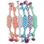 Anixl Pet Toys Puppy Cotton Woven Bone Cord Braided Bone Rope