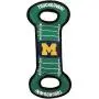 Pets First NCAA Football Field Dog Toy with Squeaker. - Michigan Wolverines - for Tug, Toss, and Fetch. - Tough & Durable PET Toy Pets First NCAA Football Field Dog Toy with Squeaker. - Michigan Wolverines - for Tug, Toss, and Fetch. - Tough & Durable PET Toy