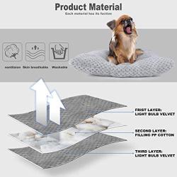 MUMUPET Plush Pet Dog Bed Pad | Machine Wash & Drying | Traditional Sofa-Style Cat Bed, Puppy Bed, Rabbit Bed | Dog Mat for Extra Small Dogs and Puppies