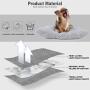 MUMUPET Plush Pet Dog Bed Pad | Machine Wash & Drying | Traditional Sofa-Style Cat Bed, Puppy Bed, Rabbit Bed | Dog Mat for Extra Small Dogs and Puppies
