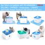 Pet Fountain Filters Replacement for 84oz/2.5L Automatic Pet Fountain Cat Water Fountain Dog Water Dispenser, Ion Exchange Resin and Coconut Activated Carbon,Pack of 6