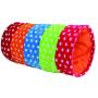 Royal Pet Club Playing Tunnel, Fleece, Ø 25 × 50 Cm, Colourful