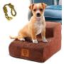 High Density Foam Pet Steps 2 Tiers,High 11.8'',Topmart Non-Slip Dog Stairs,Dog Ramp,Soft Foam Dog Ladder,Best for Dogs Injured,Older Cats,Pets with Joint Pain,Suitable for Low Sofas,Stairs,Lower place