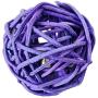 N/ hfjeigbeujfg Squeak Toys,Molar Chew Play Toy Dog Cats Puppy Pet Cats Kitten Bell Rattan Ball Cage Playing Interactive Bite Chew Sound Toy - Beige